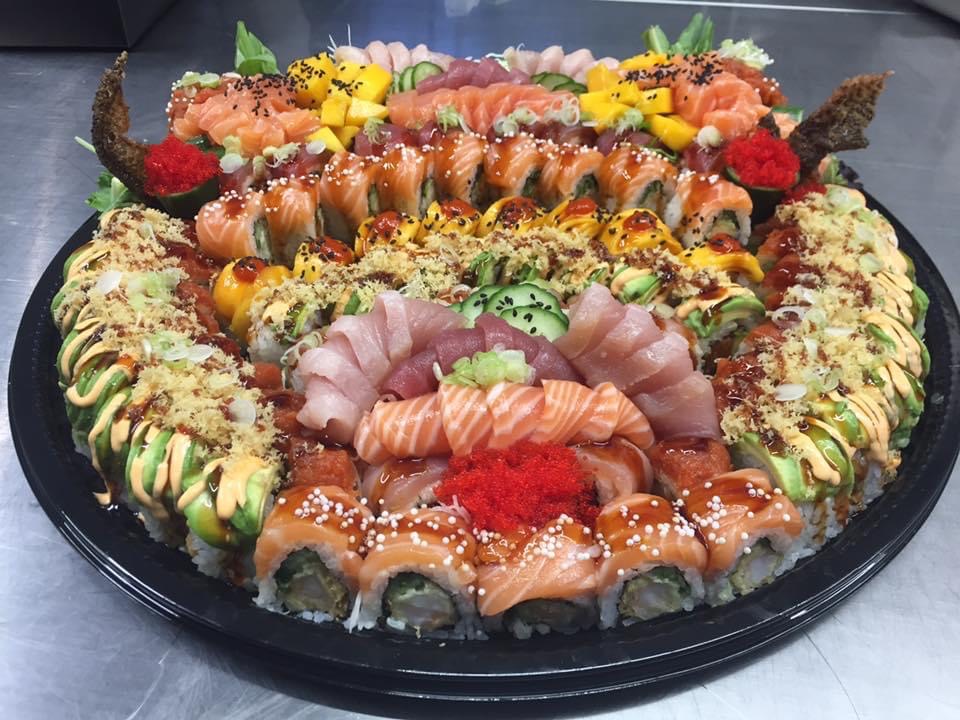 Sushi platter by Unique Cuisine